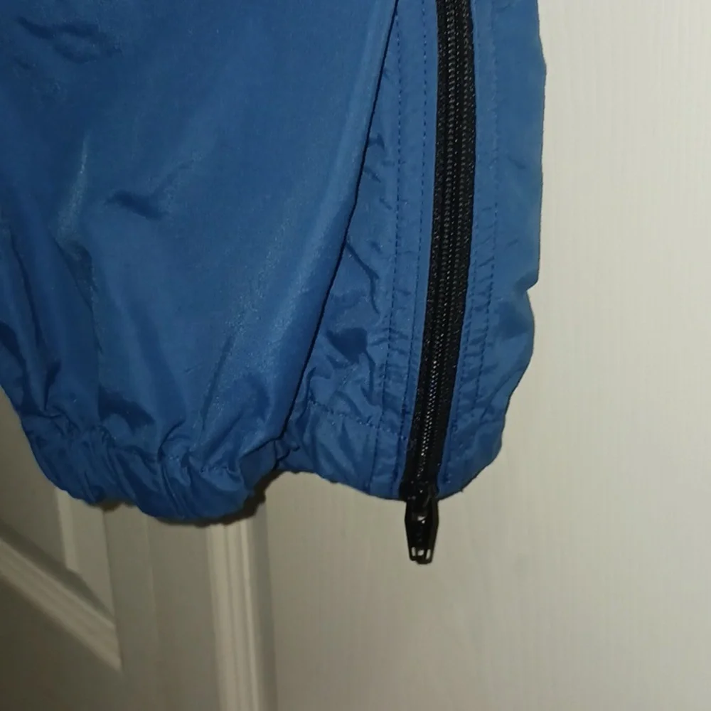 Vintage LL Bean 2-piece half zip windbreaker rain suit jogging pants - L - blue - Picture 13 of 16